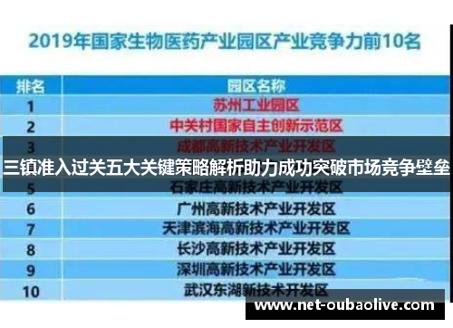 三镇准入过关五大关键策略解析助力成功突破市场竞争壁垒